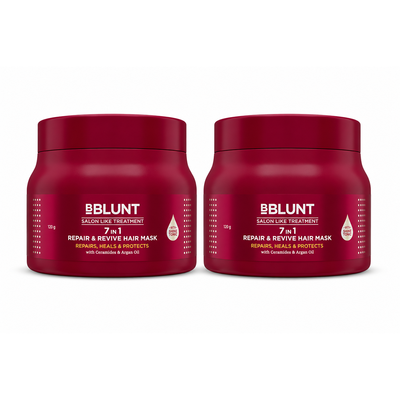 7 in 1 Repair & Revive Hair Mask for Up to 100% Damage Repair* - 120g(Pack of 2)
