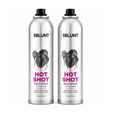 Hot Shot Hold Spray for Instant & Firm Hold - 300 ml(Pack of 2)