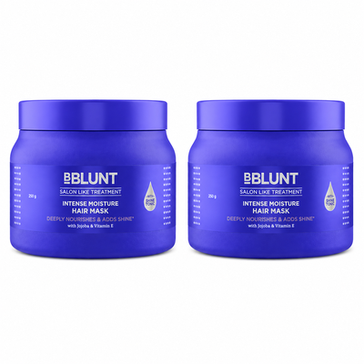 Intense Moisture Hair Mask with Jojoba Oil & Vitamin E for Nourished & Shiny Hair- 250 g(Pack of 2)