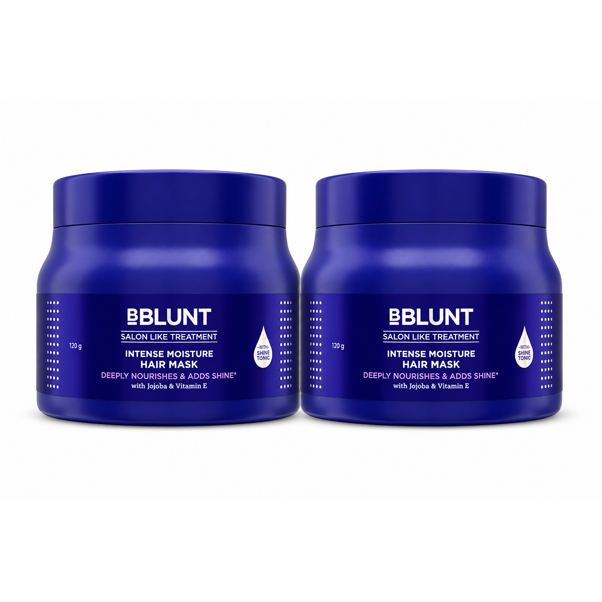 Intense Moisture Hair Mask with Jojoba Oil & Vitamin E for Nourished & Shiny Hair- 120 g(Pack of 2)