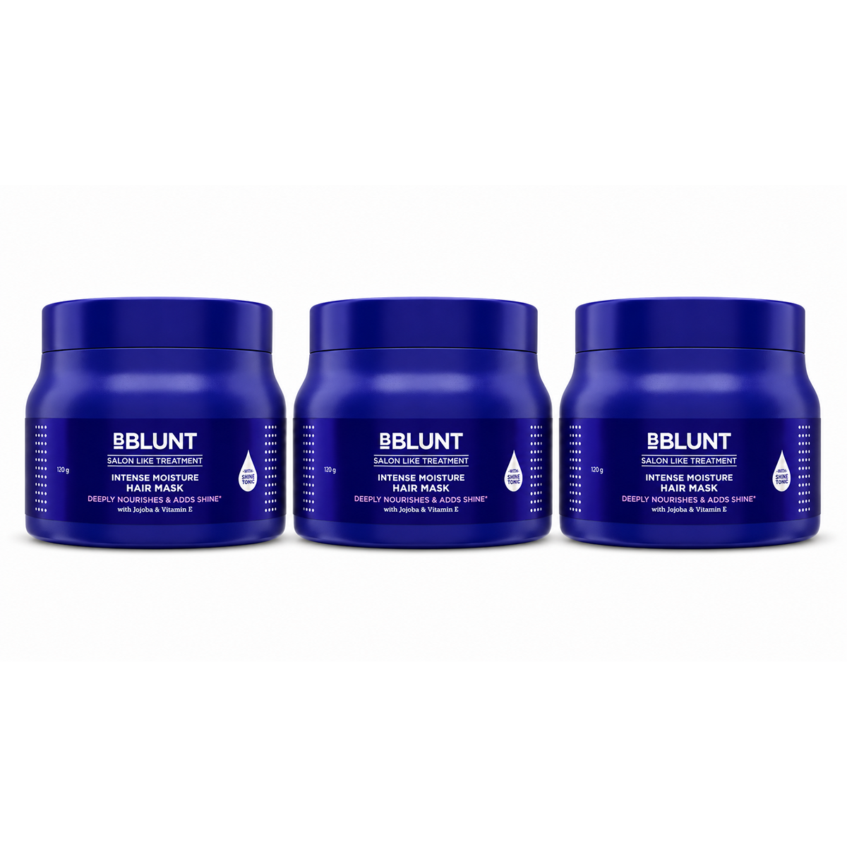 Intense Moisture Hair Mask with Jojoba Oil & Vitamin E for Nourished & Shiny Hair- 120 g(Pack of 3)