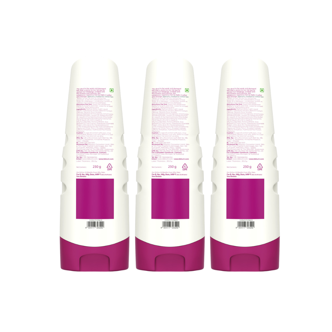 Hair Fall Control Conditioner for Stronger Hair - 250 g(Pack of 3)