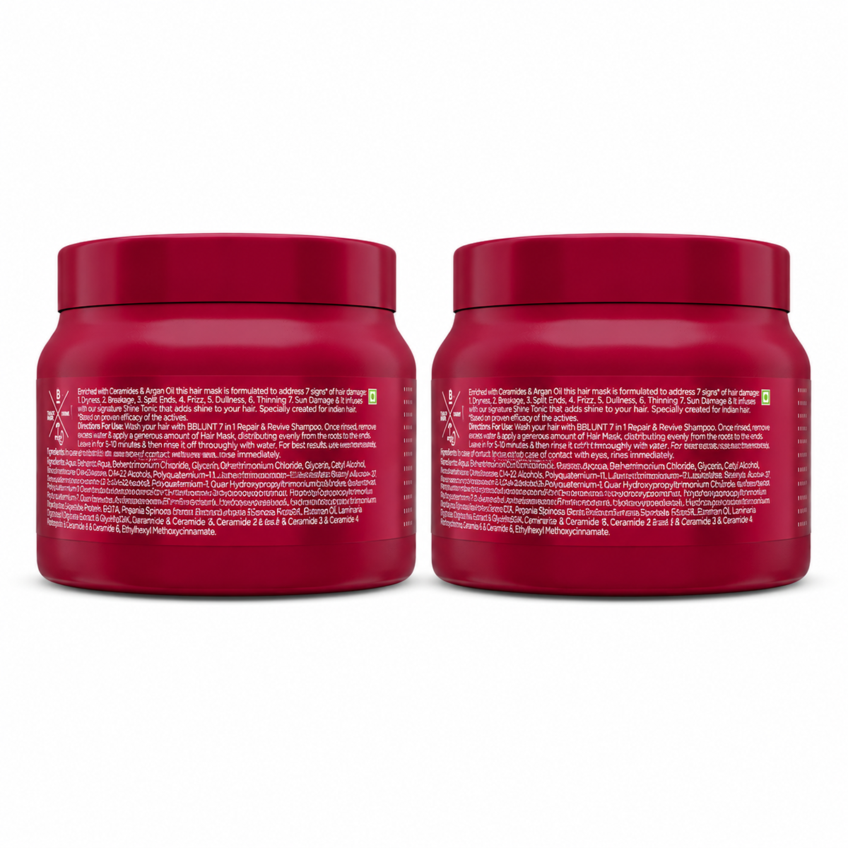 7 in 1 Repair & Revive Hair Mask for Upto 100% Damage Repair - 250g ( Pack of 2 )