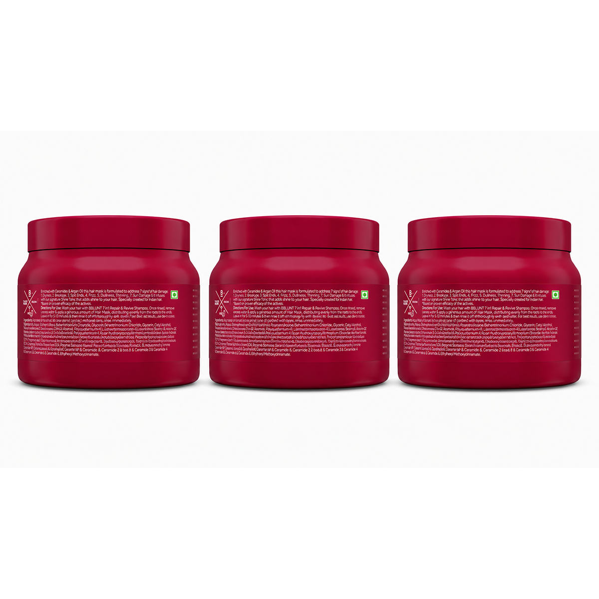 7 in 1 Repair & Revive Hair Mask for Upto 100% Damage Repair - 250g(Pack of 3)