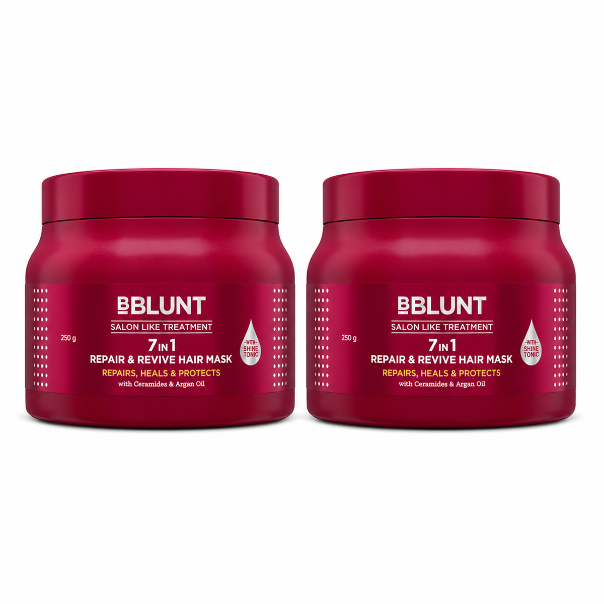 7 in 1 Repair & Revive Hair Mask for Upto 100% Damage Repair - 250g ( Pack of 2 )
