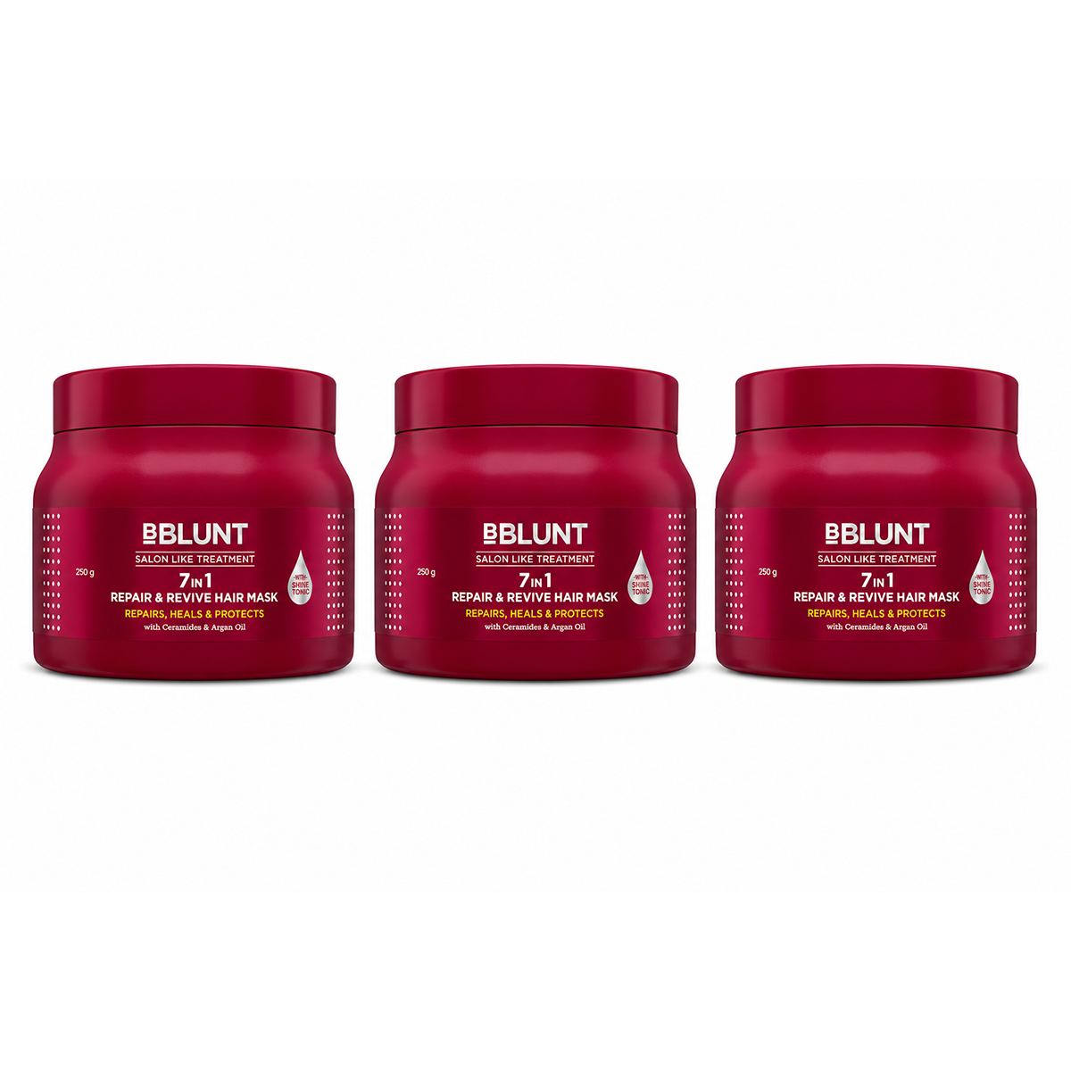 7 in 1 Repair & Revive Hair Mask for Upto 100% Damage Repair - 250g(Pack of 3)