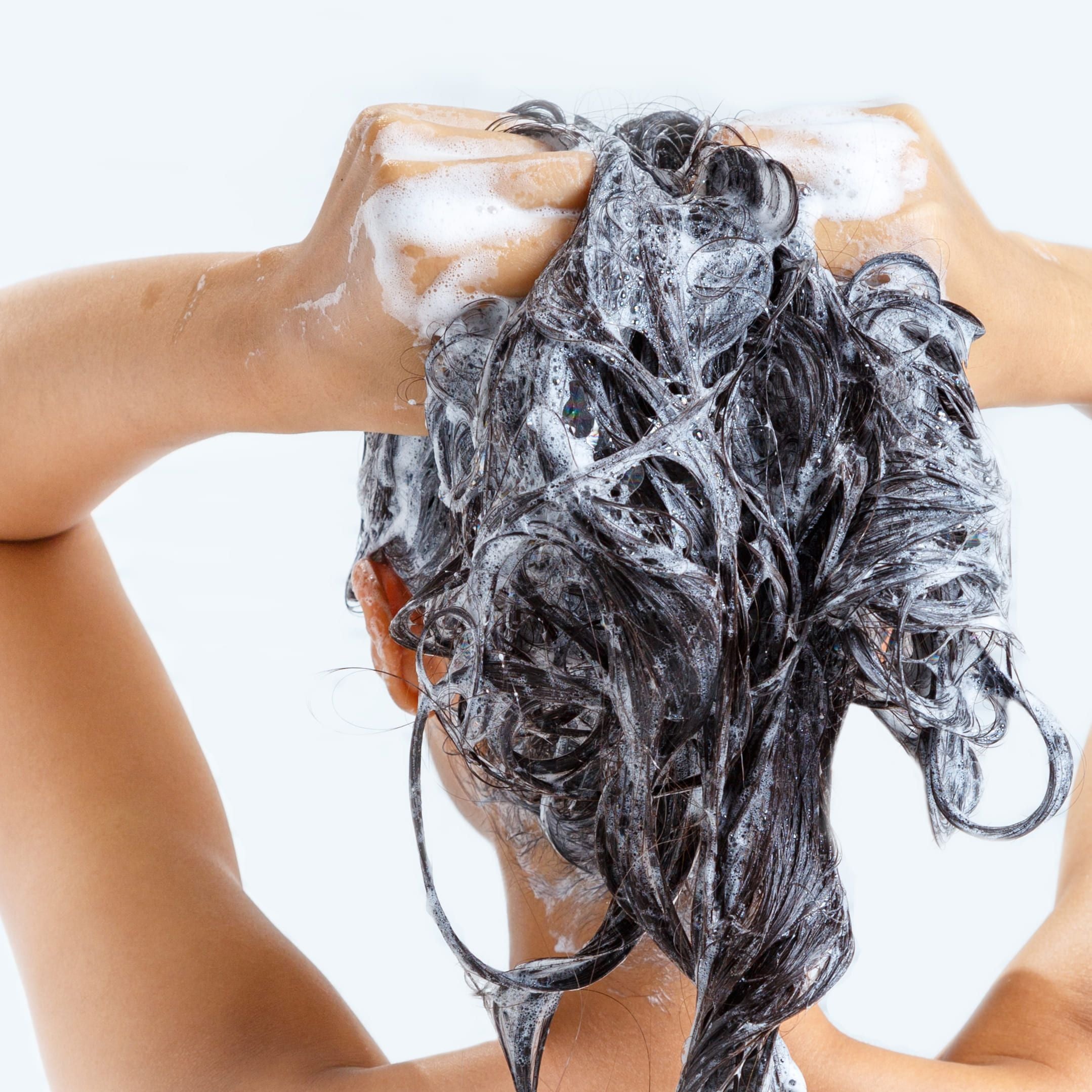 Step 2: Apply on the scalp and work up a lather.