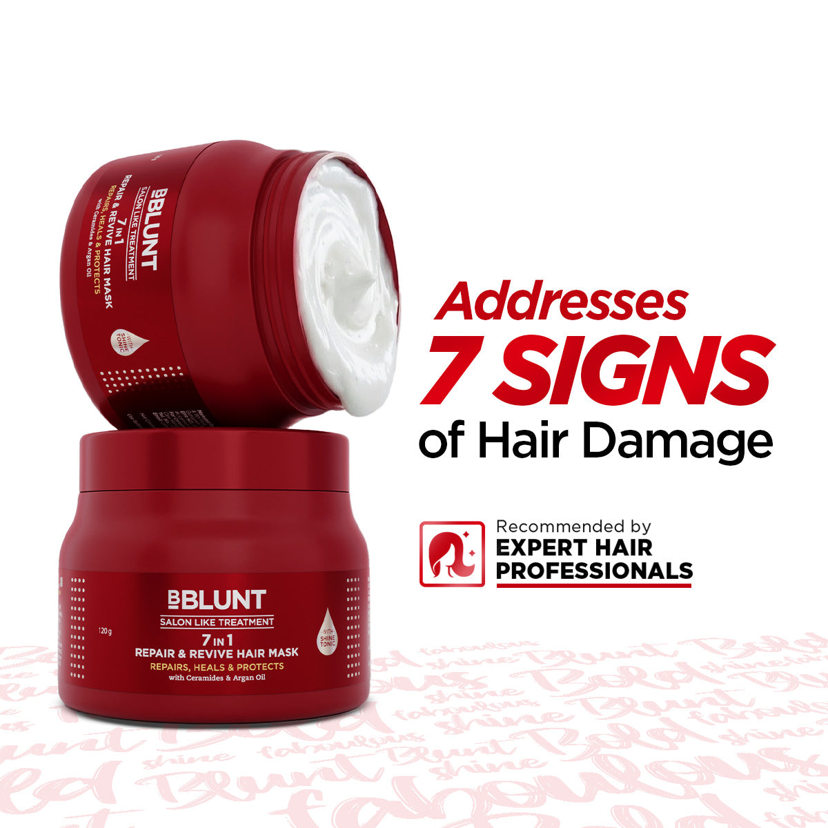 7 in 1 Repair & Revive Hair Mask for Up to 100% Damage Repair* - 120g(Pack of 2)