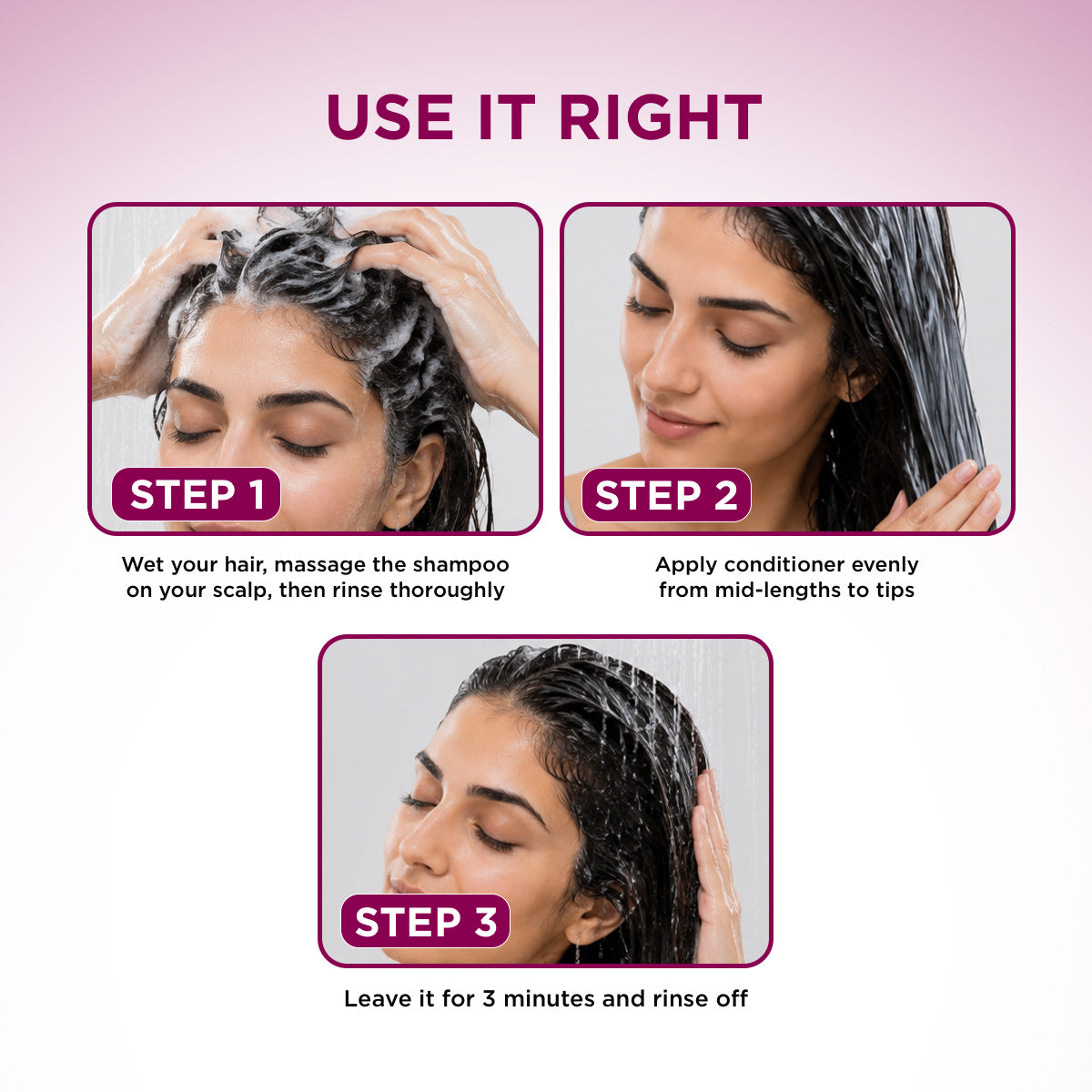 Hair Fall Control Shampoo & Conditioner Combo for Stronger Hair