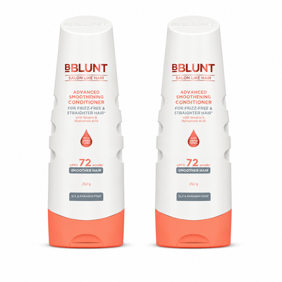Advanced Smoothening Conditioner with Keratin & Hyaluronic Acid - 250 g(Pack of 2)