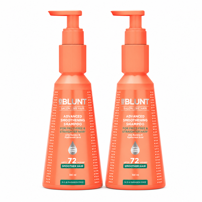 Advanced Smoothening Shampoo with Keratin & Hyaluronic Acid - 300ml(Pack of 2)
