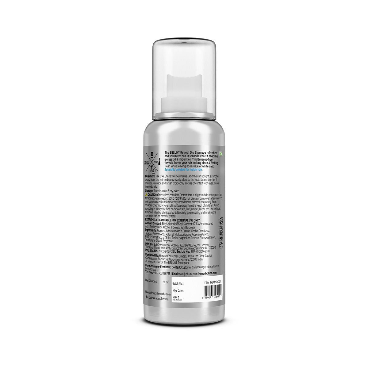 Refresh Dry Shampoo to Instantly Refresh & Add Volume - 50 ml – BBlunt