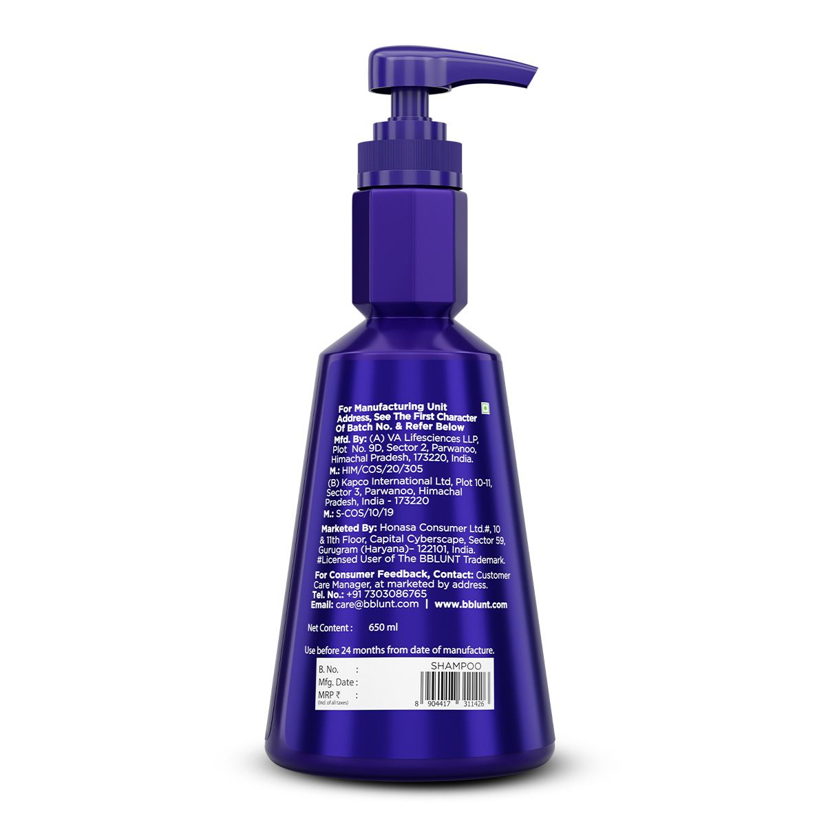 Intense Moisture Shampoo 650 ml