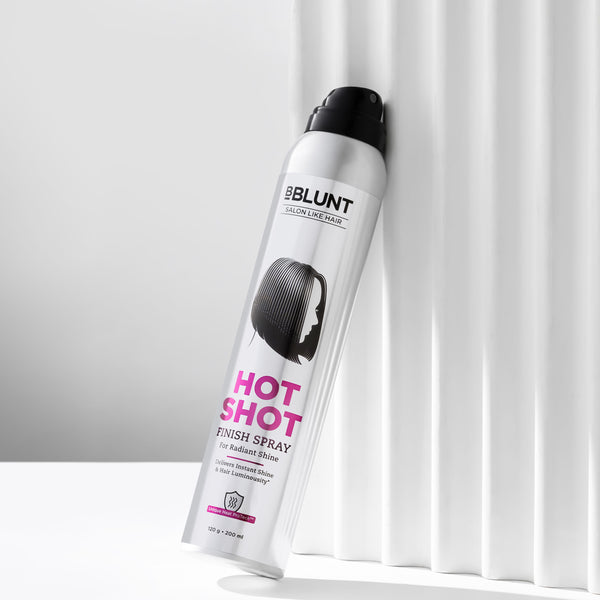BBlunt Hot Shot Finish Spray for Radiant Shine