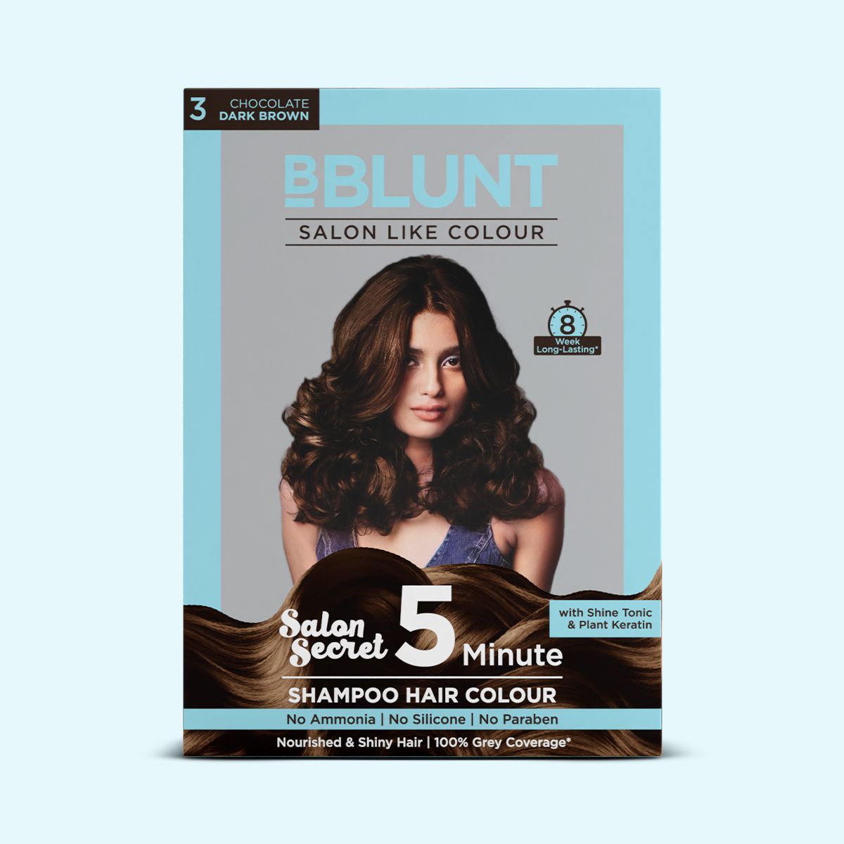 5 Min Shampoo Choco Dark Brown Duo