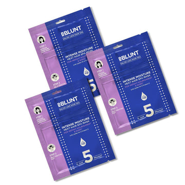 Intense Moisture Heat Hair Spa Mask with Jojoba Oil & Vitamin E for Salon-Like Hair Spa at Home - 70 g (Pack of 3)