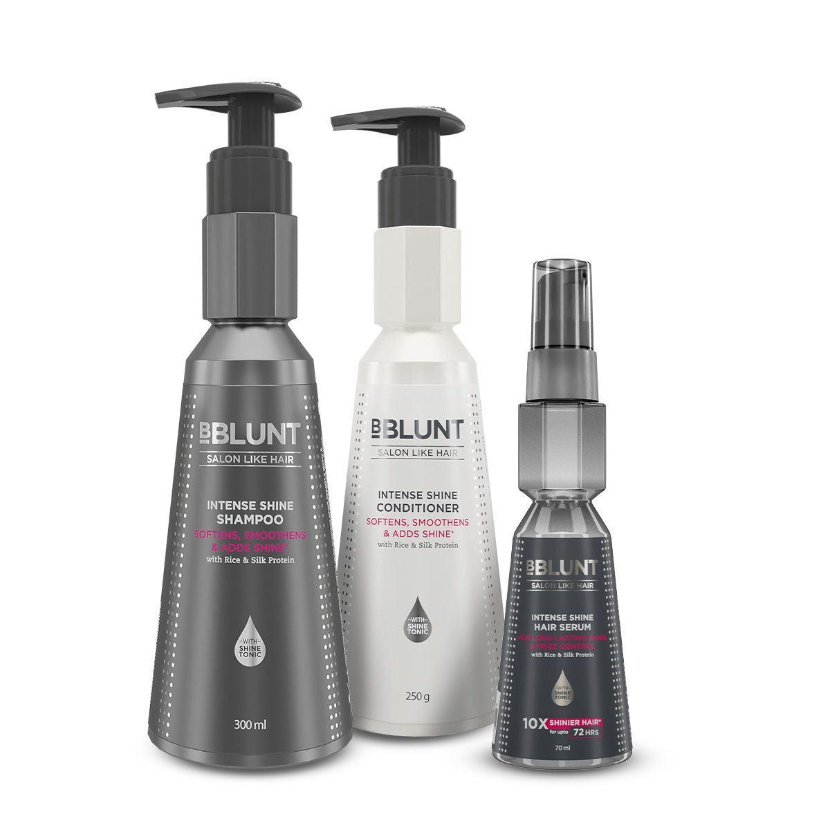 Intense Shine Trio (Intense Shine Shampoo, Intense Shine Conditioner & Intense Shine Hair Serum)