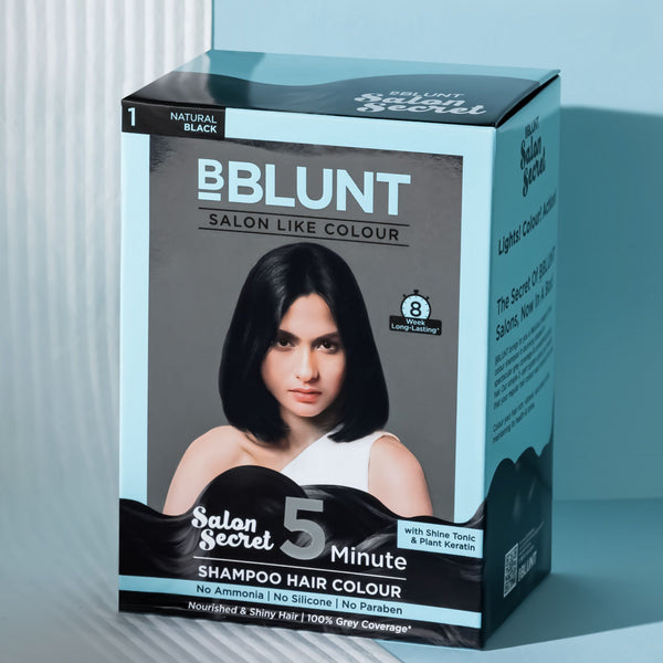 BBlunt Shampoo Hair Colour Natural Black