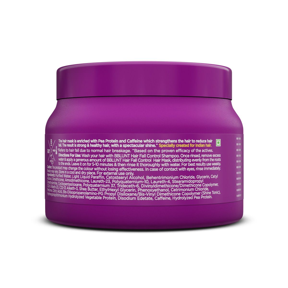 Hair Fall Control Hair Mask with Pea Protein & Caffeine for Stronger Hair -250 g