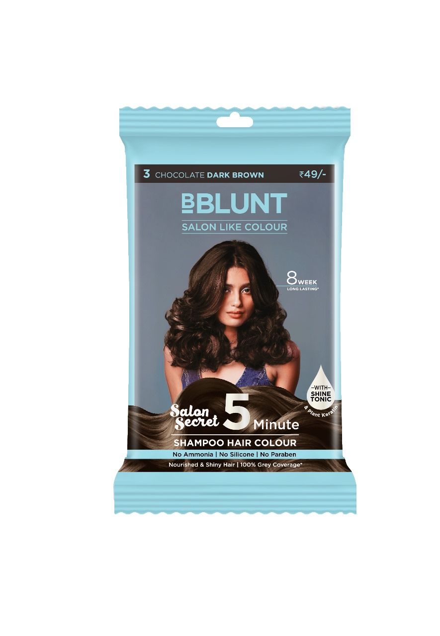 5 Min Shampoo Hair Colour Chocolate Dark Brown 20ml